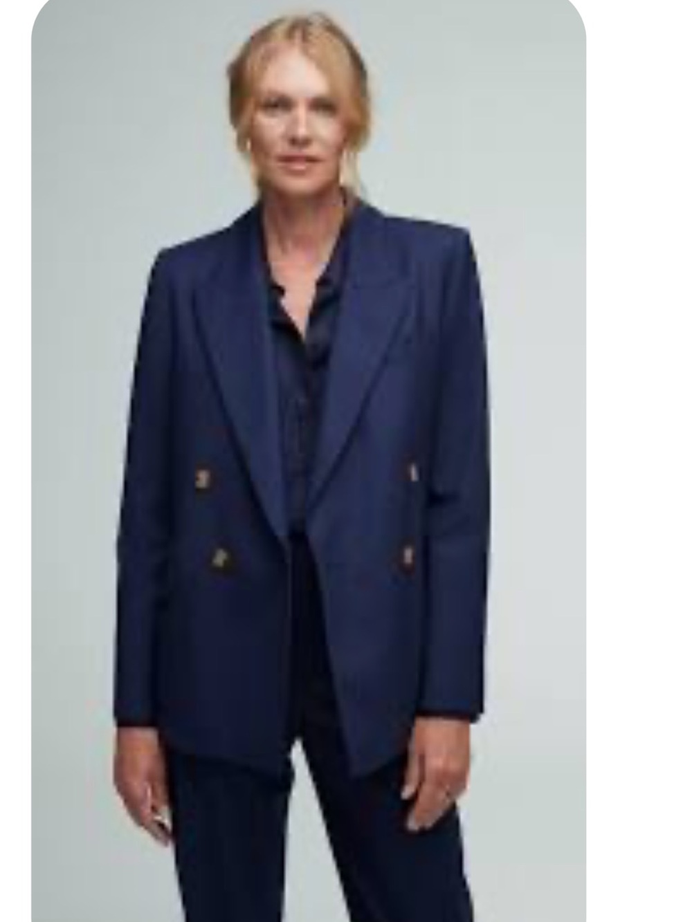 ARGENT Peak Lapel Blazer